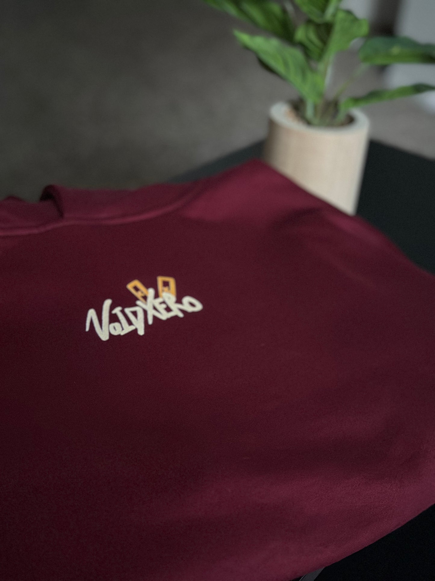 VX Burgundy Flame Hoodie